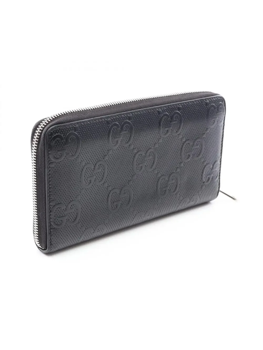 Gucci Gg Emboss Around Long Wallet #279680G39B - Picture 2 of 10